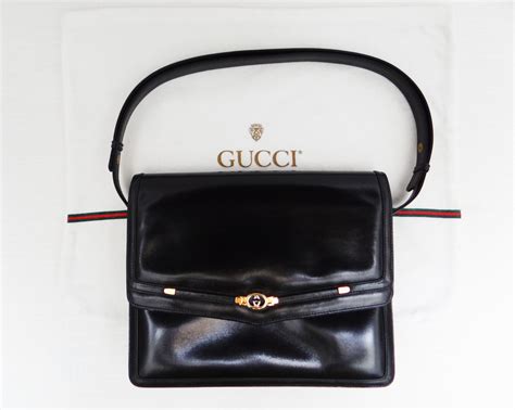 1960 black gucci bag|Gucci bag old collection.